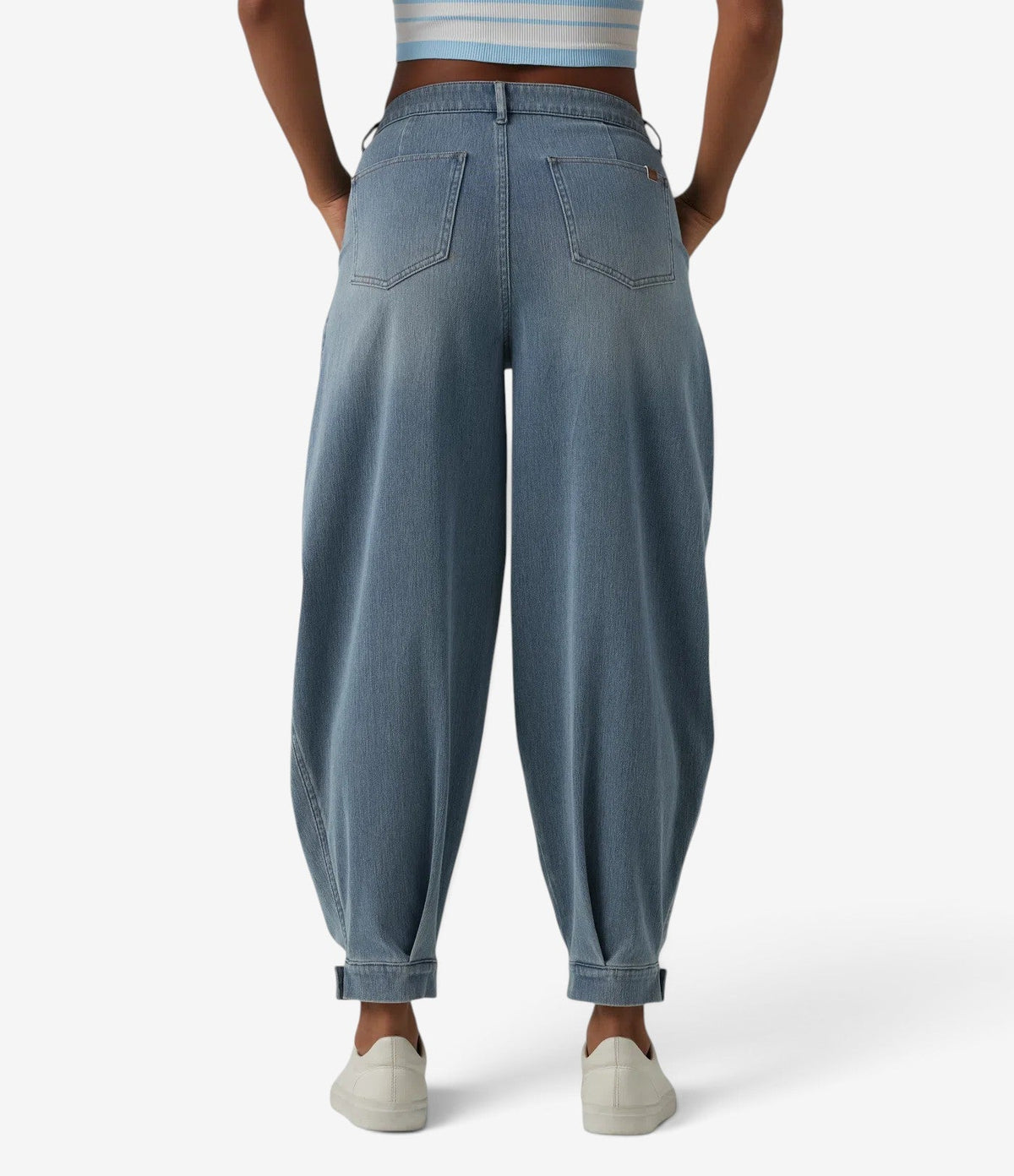 Hera™ Plisserte denimbukser