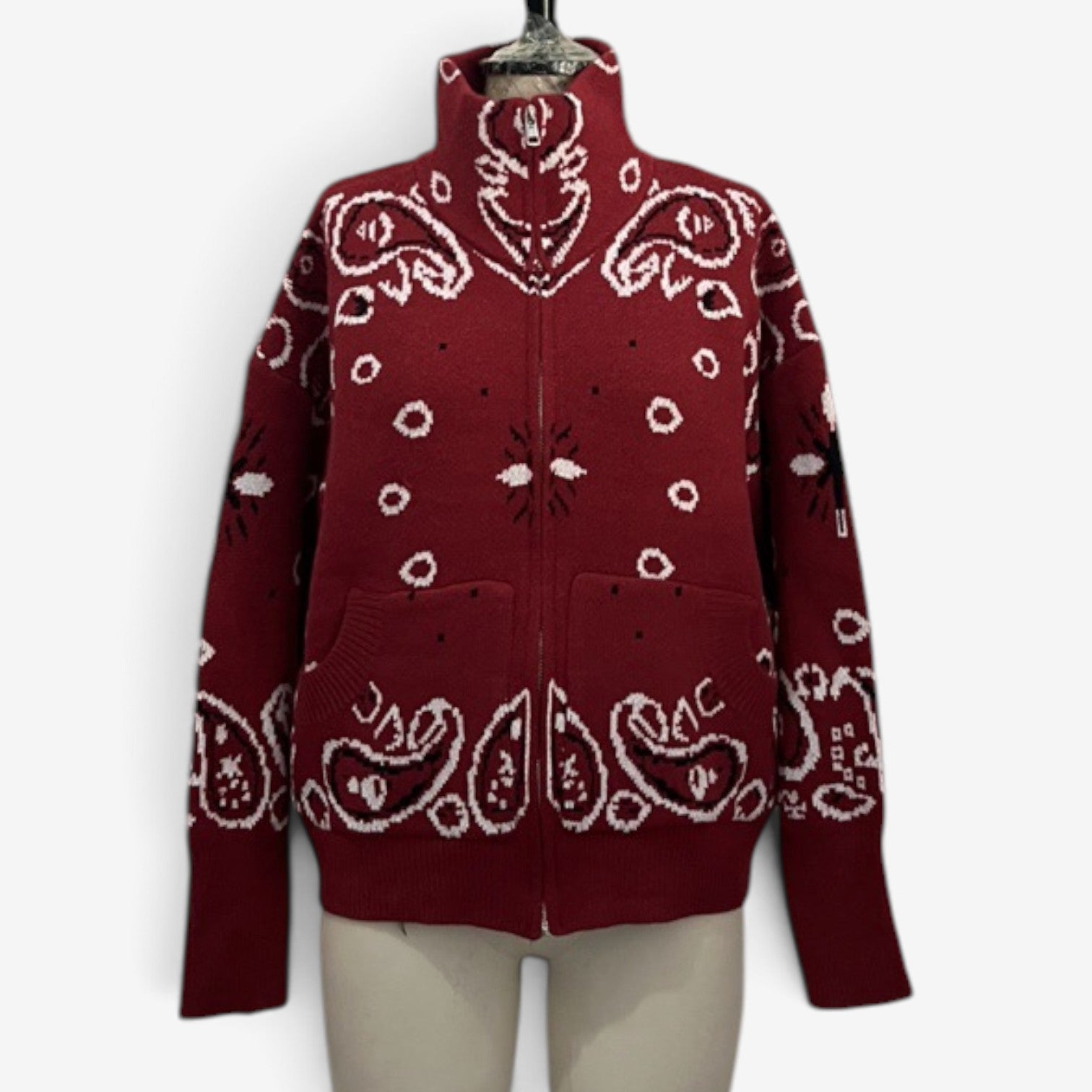 Nerissa™ Bandanastrikket cardigan