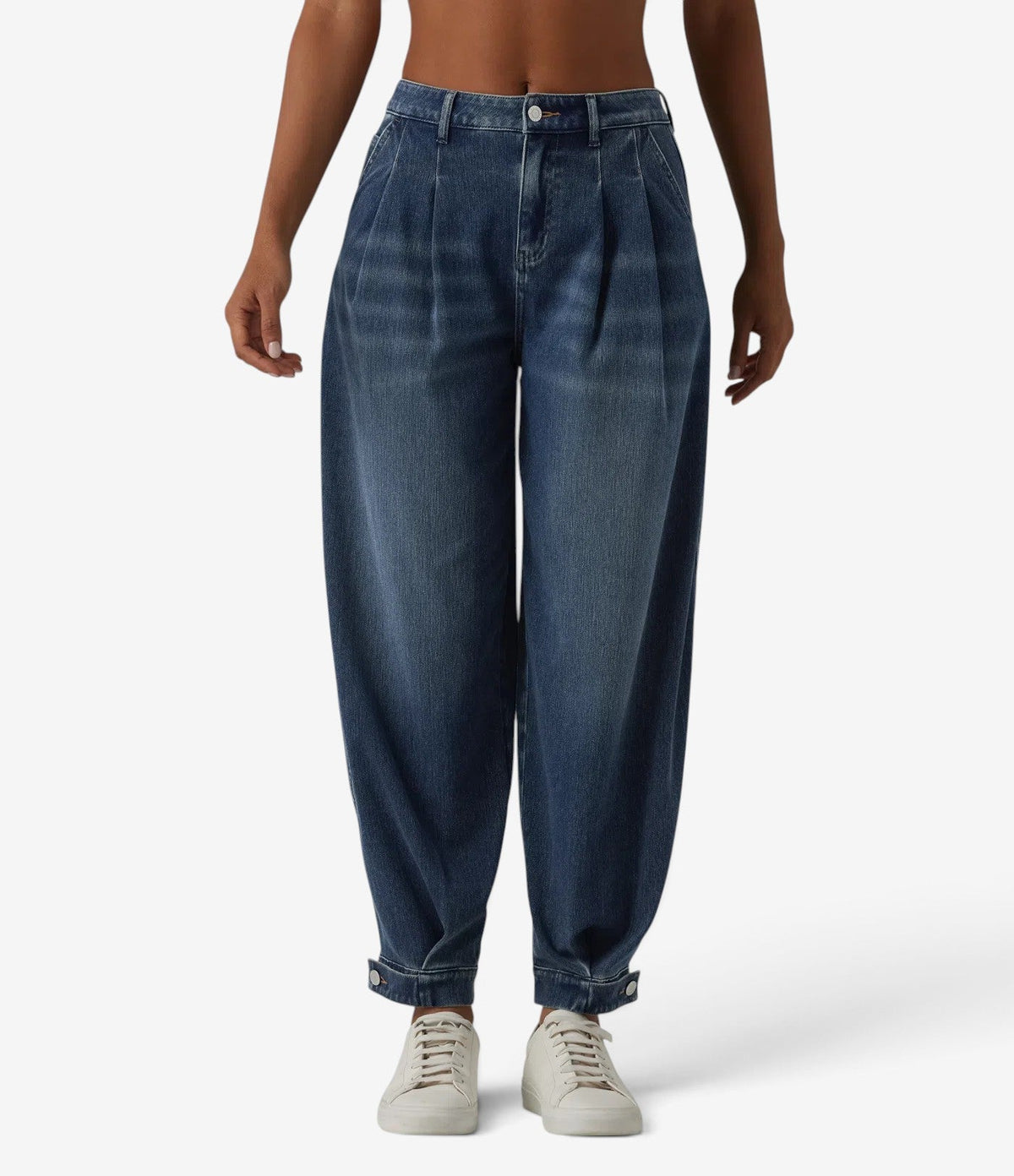 Hera™ Plisserte denimbukser