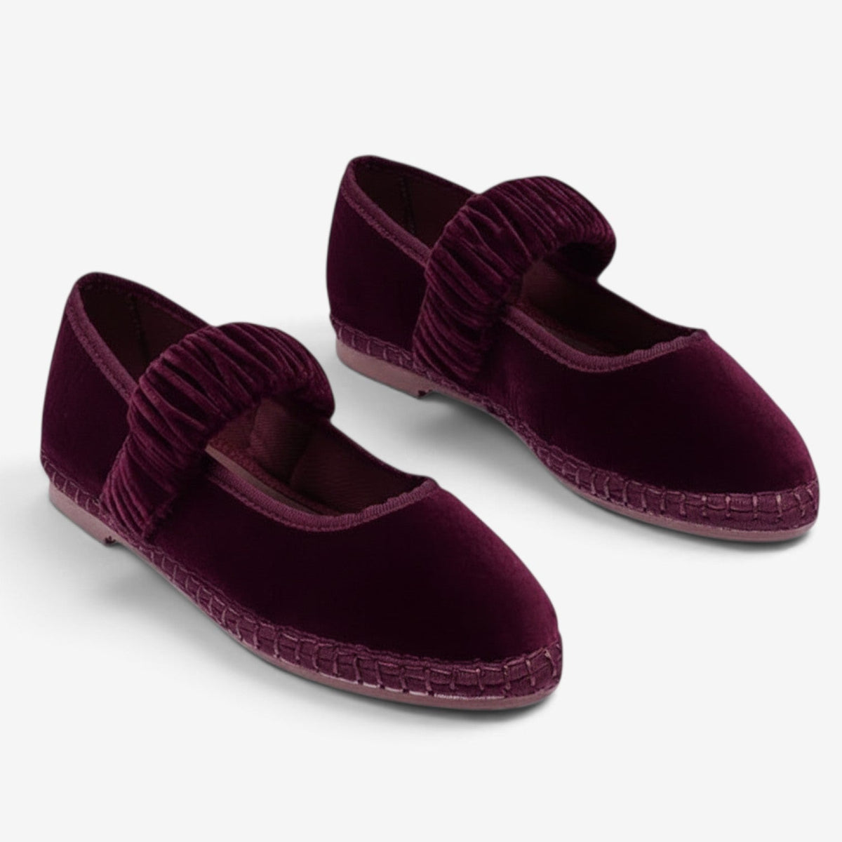 Ellina™ Fløyels ballerinasko