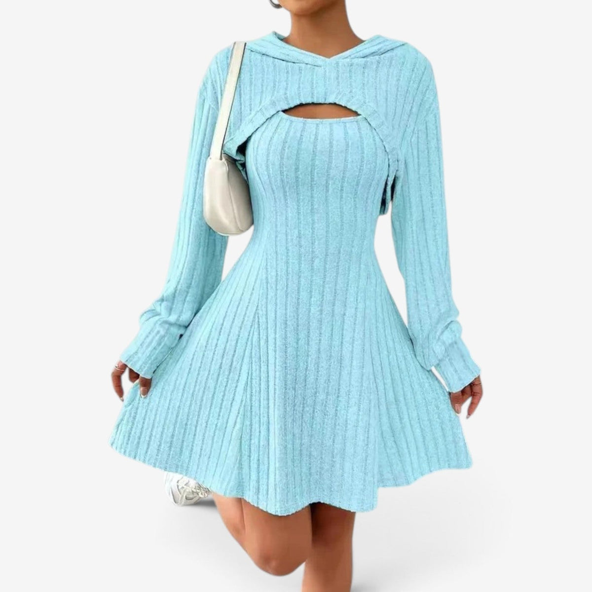 Mayumi™ Strikket minikjole-sett
