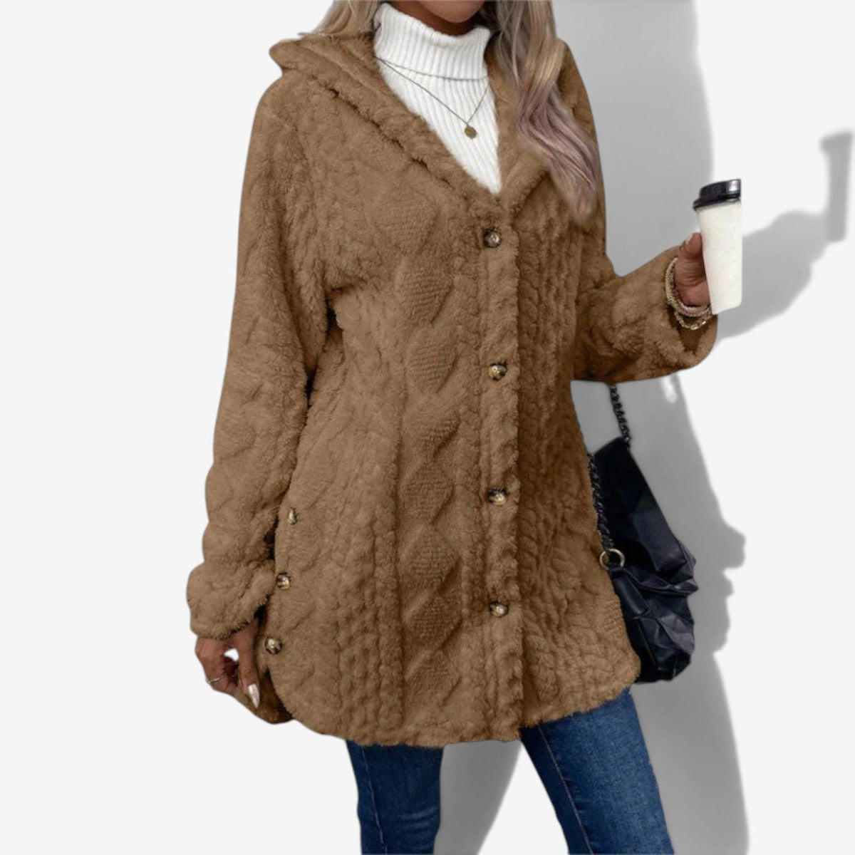 Delphine™ Myk kabelstrikket cardigan