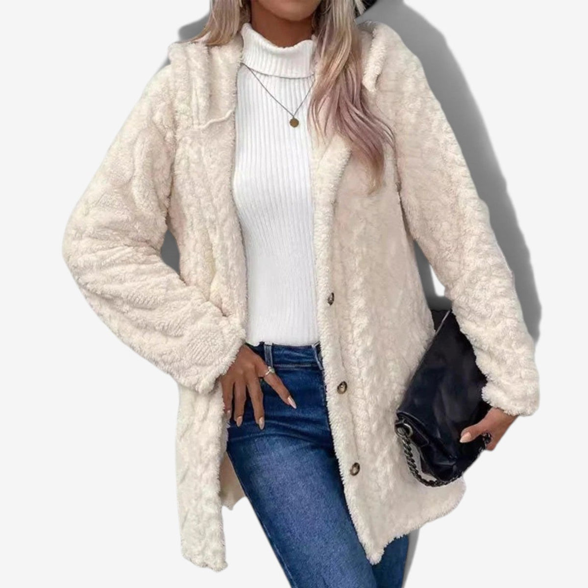 Delphine™ Myk kabelstrikket cardigan