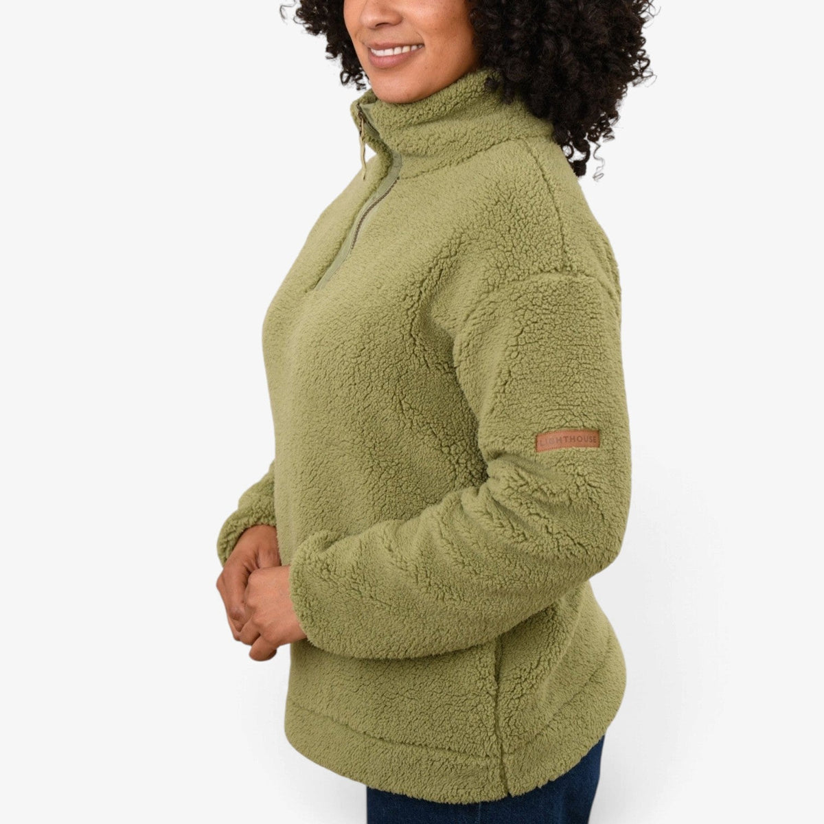 Perpetua™ Sherpa-genser med kvart-glidelås