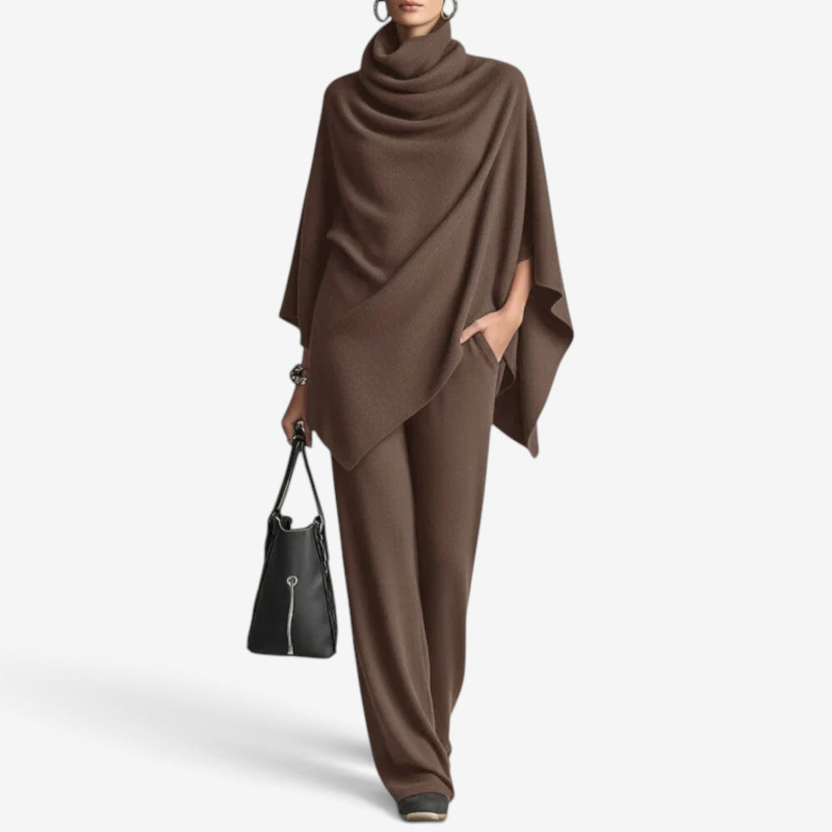 Cassandra™ Draperet Poncho Bukse-Sett