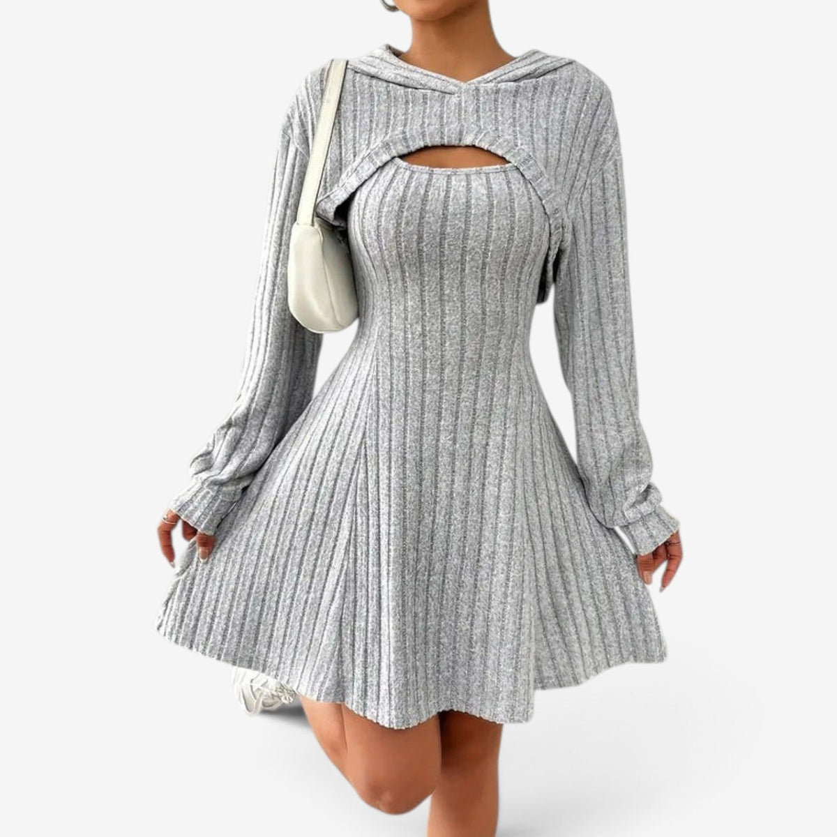 Mayumi™ Strikket minikjole-sett
