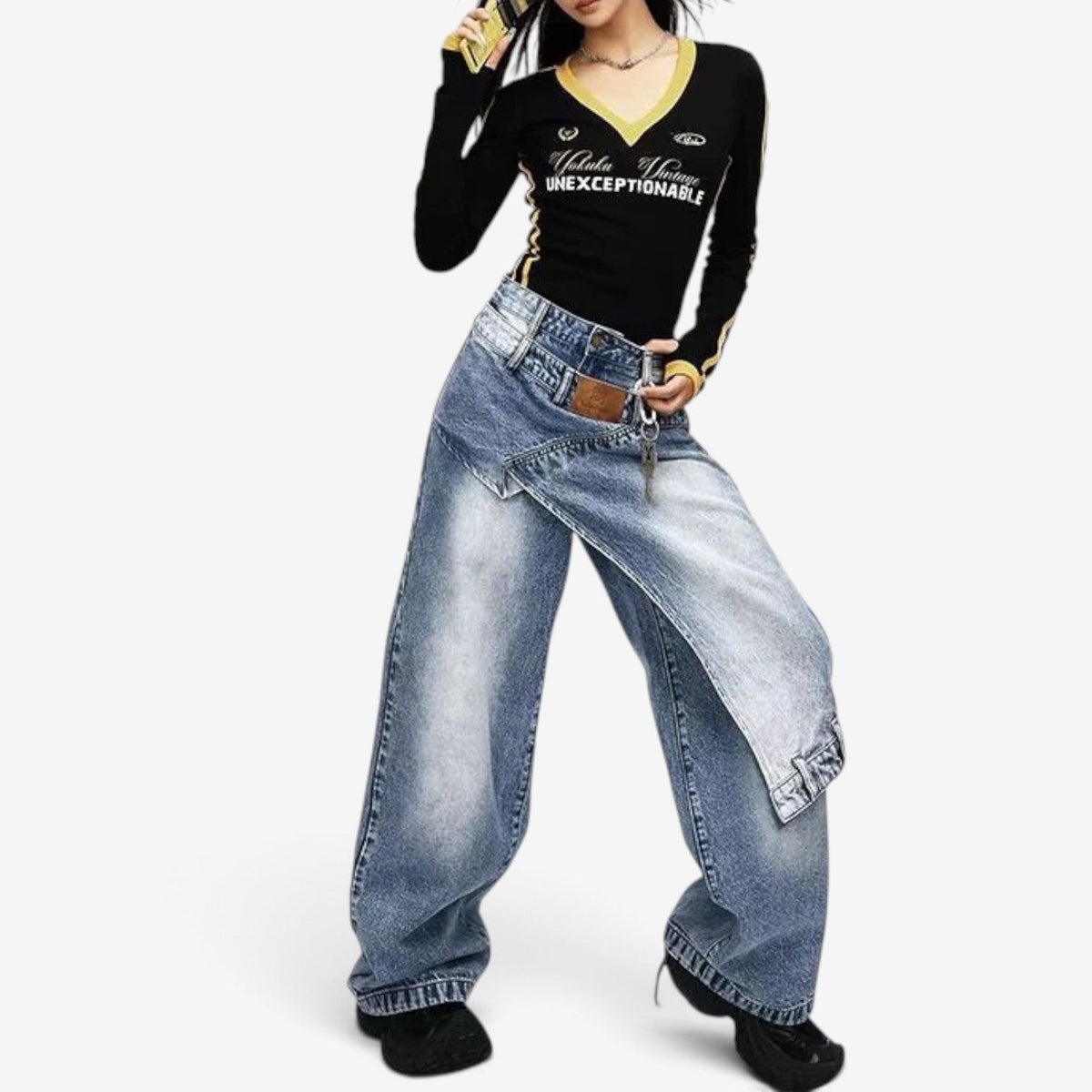 Milly™ Linning baggy jeans