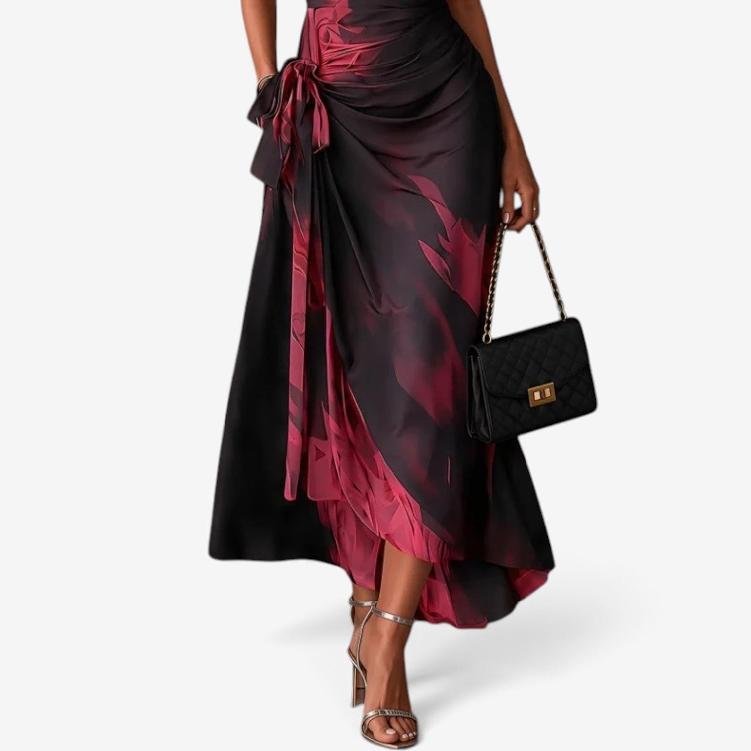 Kaely™ Maxi wraparound-kjole med sidebinding