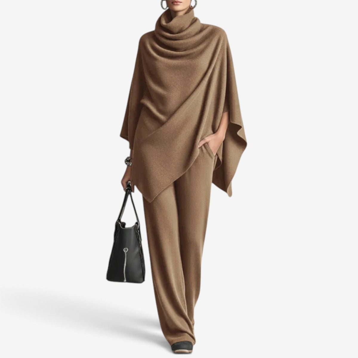 Cassandra™ Draperet Poncho Bukse-Sett