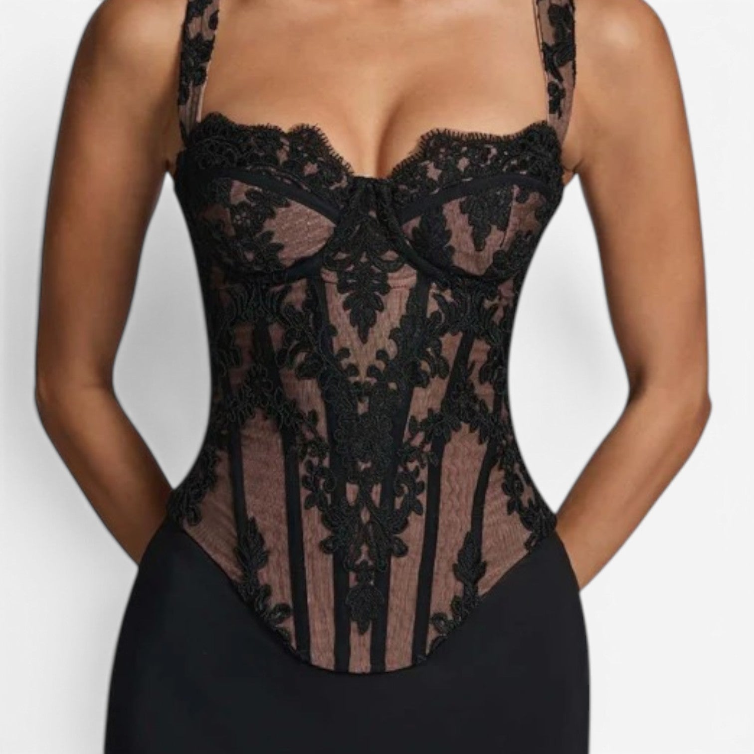 Jenica™ Blondekorsett bustier-topp