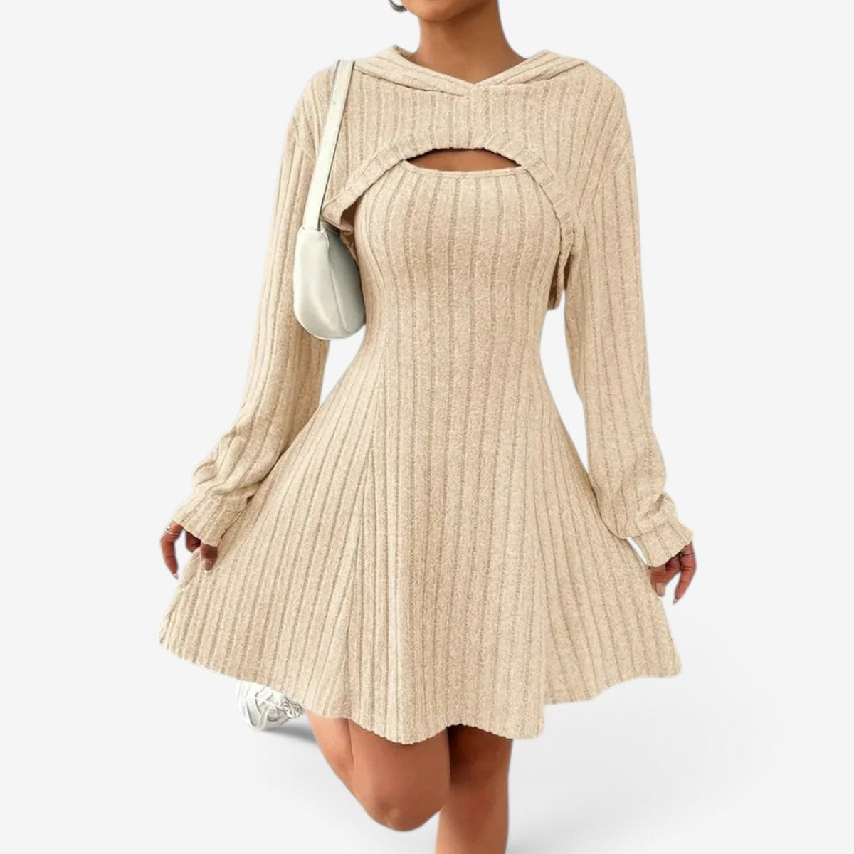 Mayumi™ Strikket minikjole-sett
