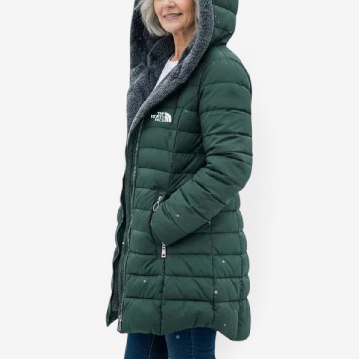 Marceline™ Lang hettedunjakke